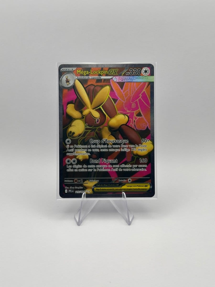 KoomaCards Cartes à l'unité Mega Lockpin Full-art 115 -  Flammes Fantasmagoriques