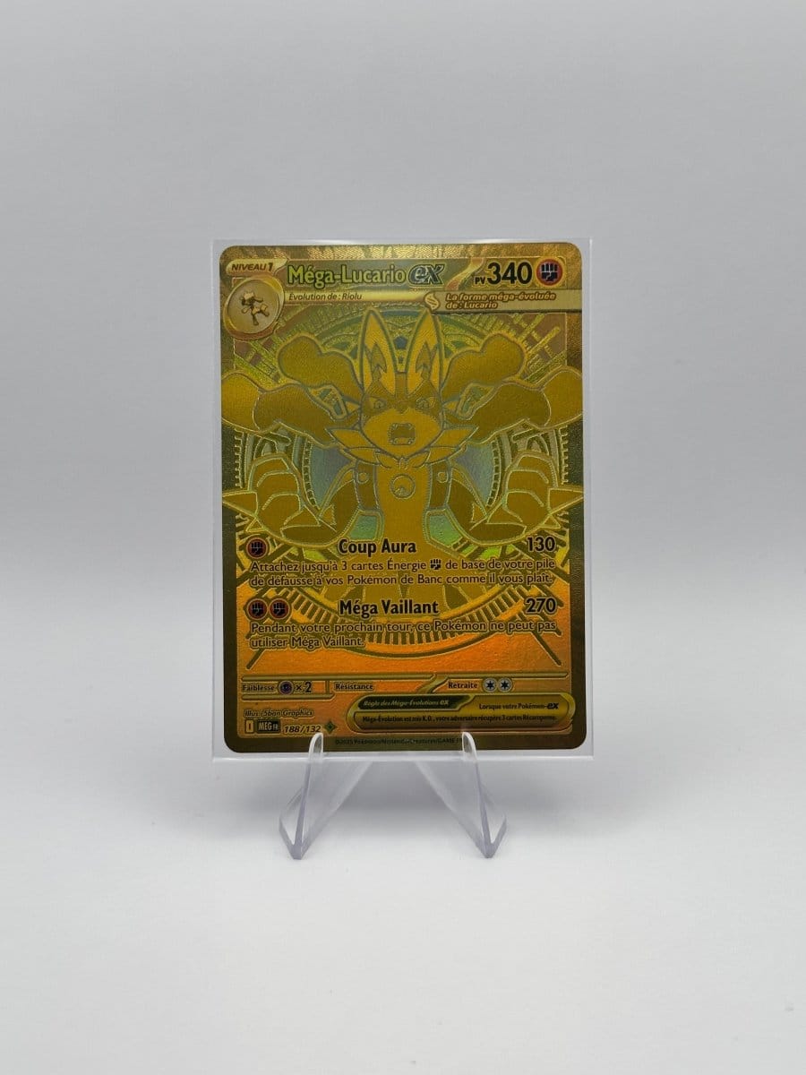 KoomaCards Cartes à l'unité Mega Lucario EX 188- Méga-Évolution