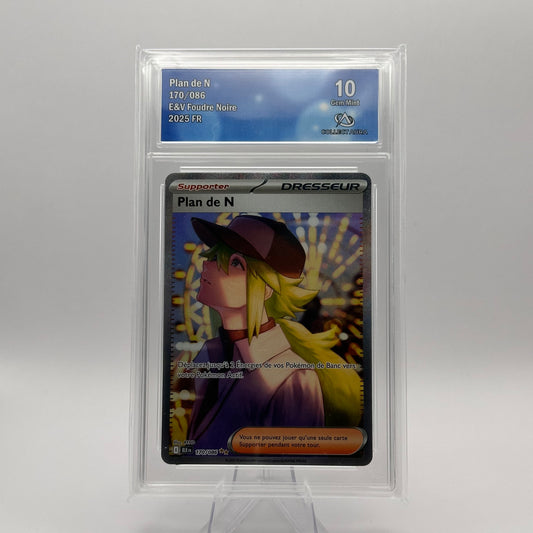 KoomaCards Cartes Gradée Plan de N 170 - CollectAura 10 - Foudre Noire