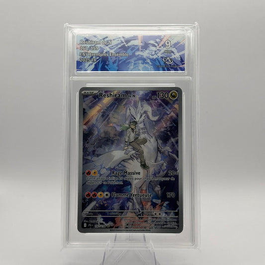 KoomaCards Cartes Gradée Reshiram de N 167 - CollectAura 9 - Aventures Ensemble