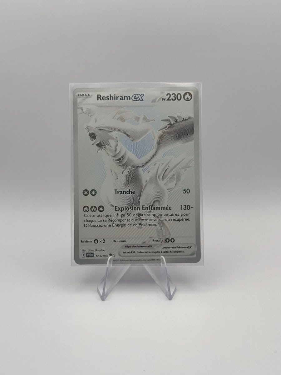 KoomaCards Cartes à l'unité Reshiram EX 173 - Flamme Blanche