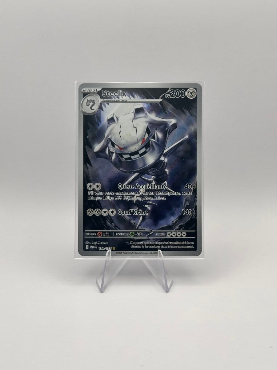 KoomaCards Cartes à l'unité Steelix AR 150 - Méga-Évolution